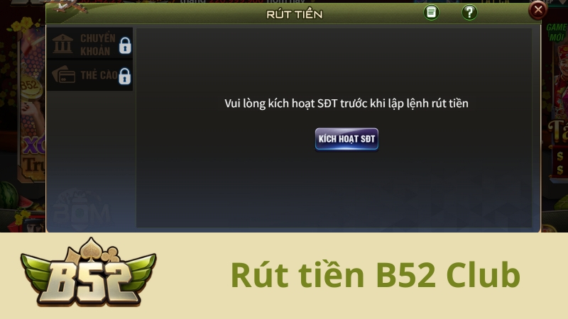 Rút tiền B52 Club